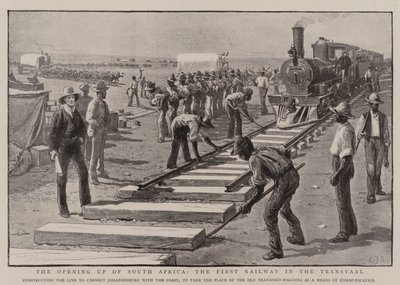 南アフリカの開通、トランスバールの最初の鉄道 作： Charles J. Staniland